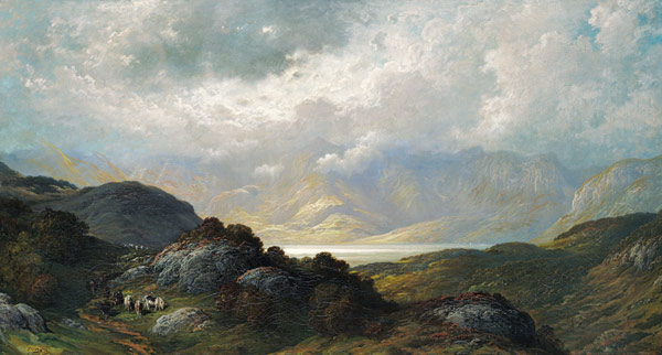 Scottish Landscape od Gustave Doré