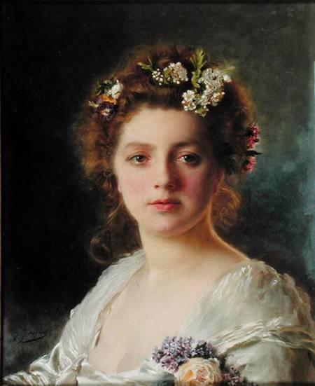 Flora od Gustave Jacquet