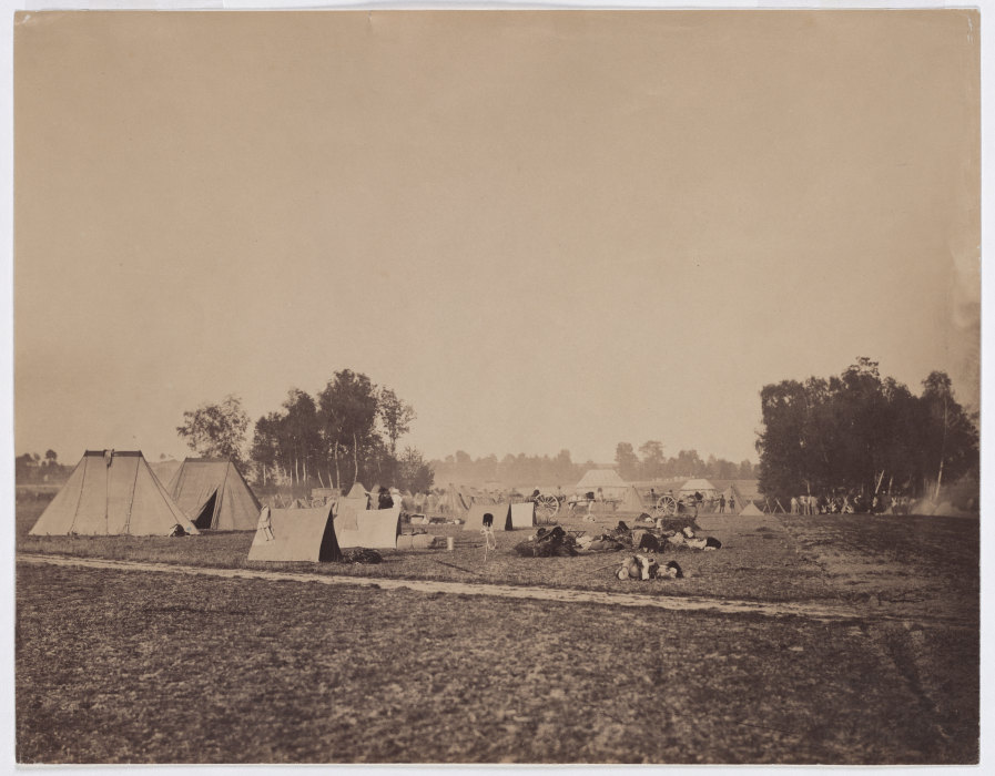 Maneuvers in Châlons-sur-Marne: "The camp" od Gustave Le Gray