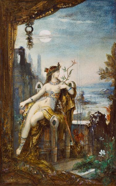 Cleopatra. od Gustave Moreau