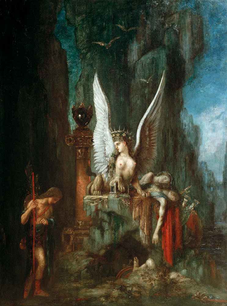 G. Moreau / Oedipe voyageur od Gustave Moreau