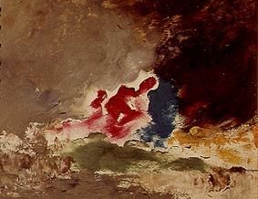 Abstract Ölstudie od Gustave Moreau