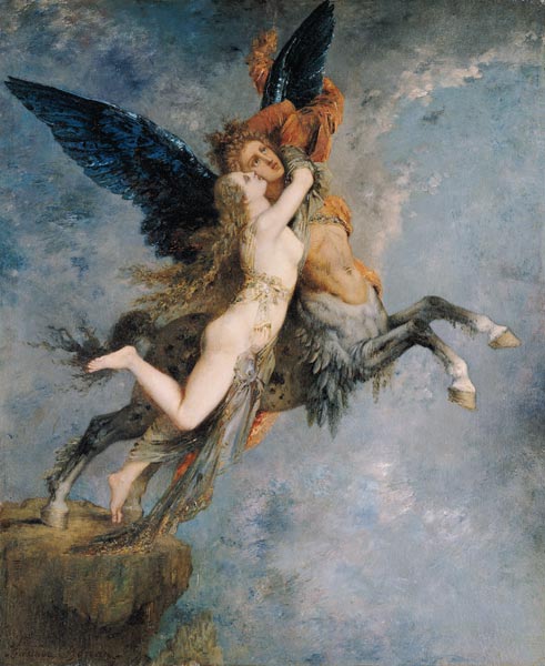 Die Chimäre od Gustave Moreau