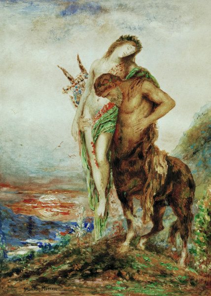 Gustave Moreau, The tired centaur od Gustave Moreau