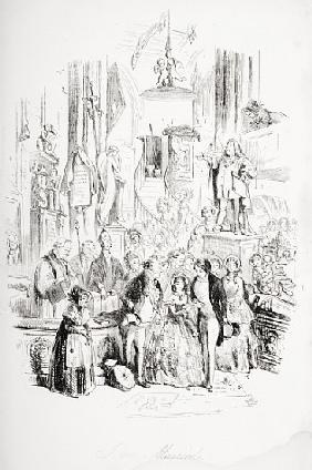 I''m Married, illustration from ''David Copperfield'' Charles Dickens (1812-70) first published by  