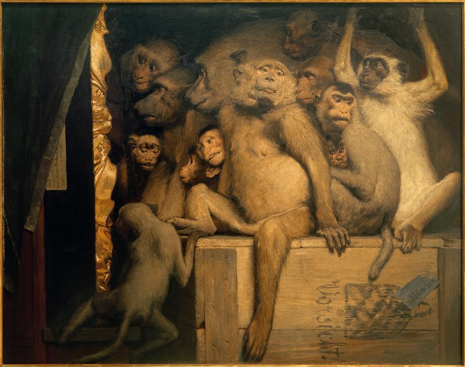 Monkeys as art critics od Haeckel Ernst