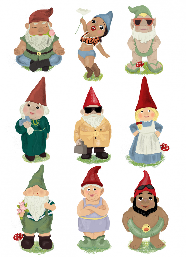 Garden Gnomes od Hanna Melin