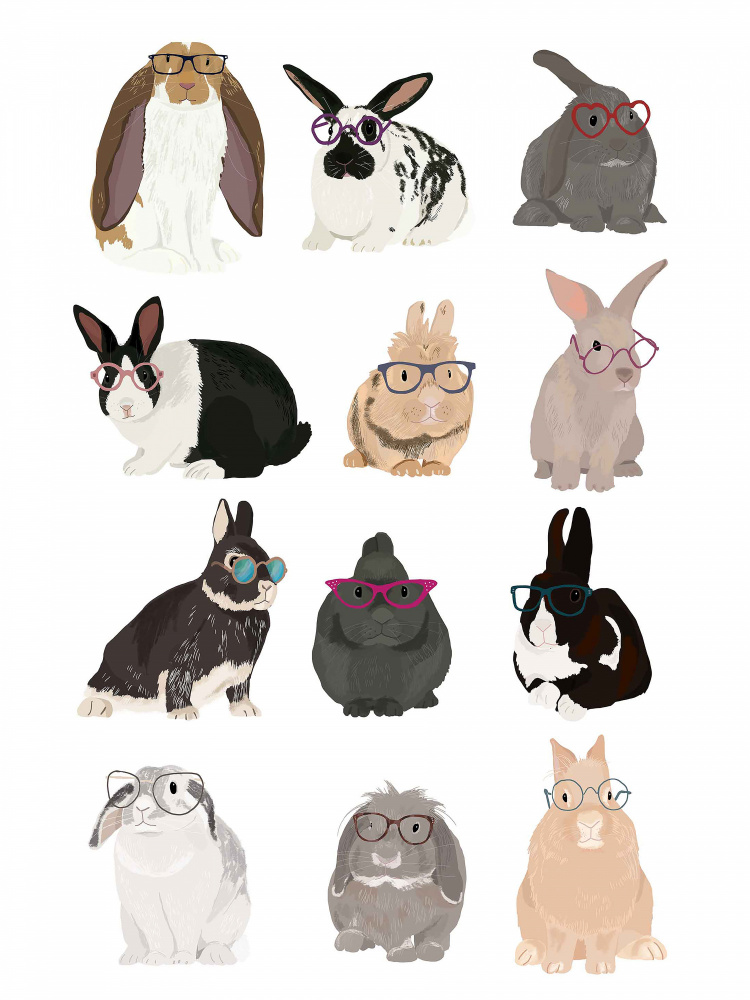 Rabbit Family od Hanna Melin