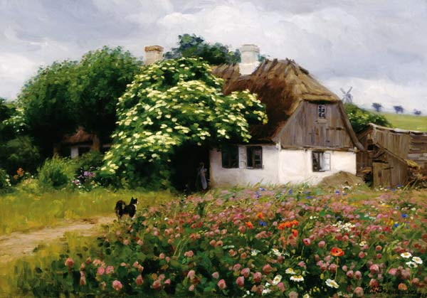 Flower Meadow next to the Fam od Hans Andersen Brendekilde