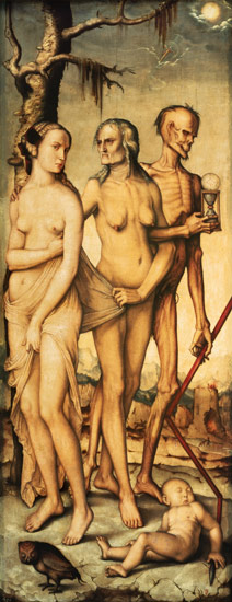 The three ages and the death od Hans Baldung Grien