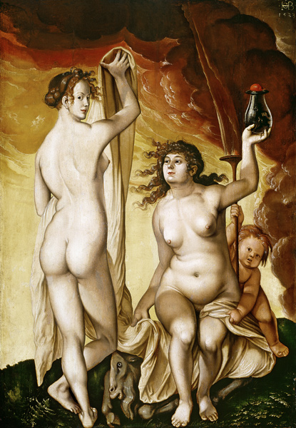 Two weather witches od Hans Baldung Grien