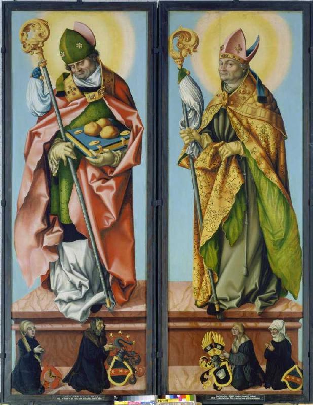 The hll. Nikolaus of Bari and Ludwig of Toulouse od Hans Baldung Grien