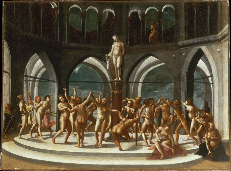 Dance around the Statue of Venus od Hans Bock d. Ä.