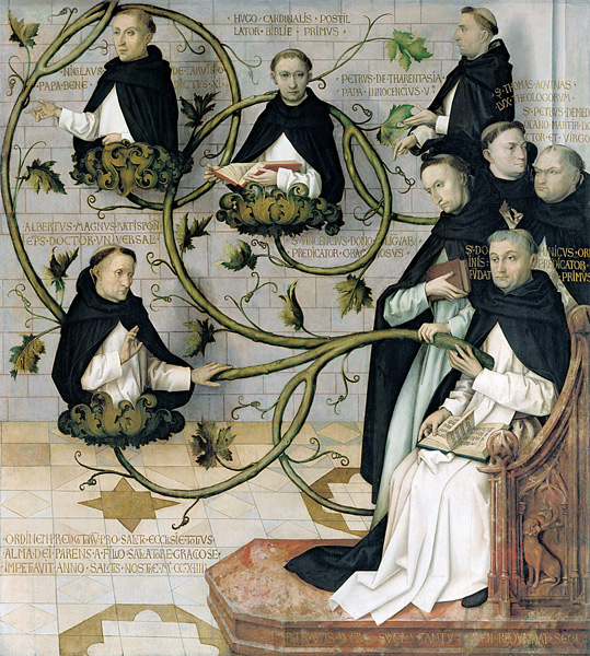 Lineage of the Dominican Order od Hans Holbein d. Ä.