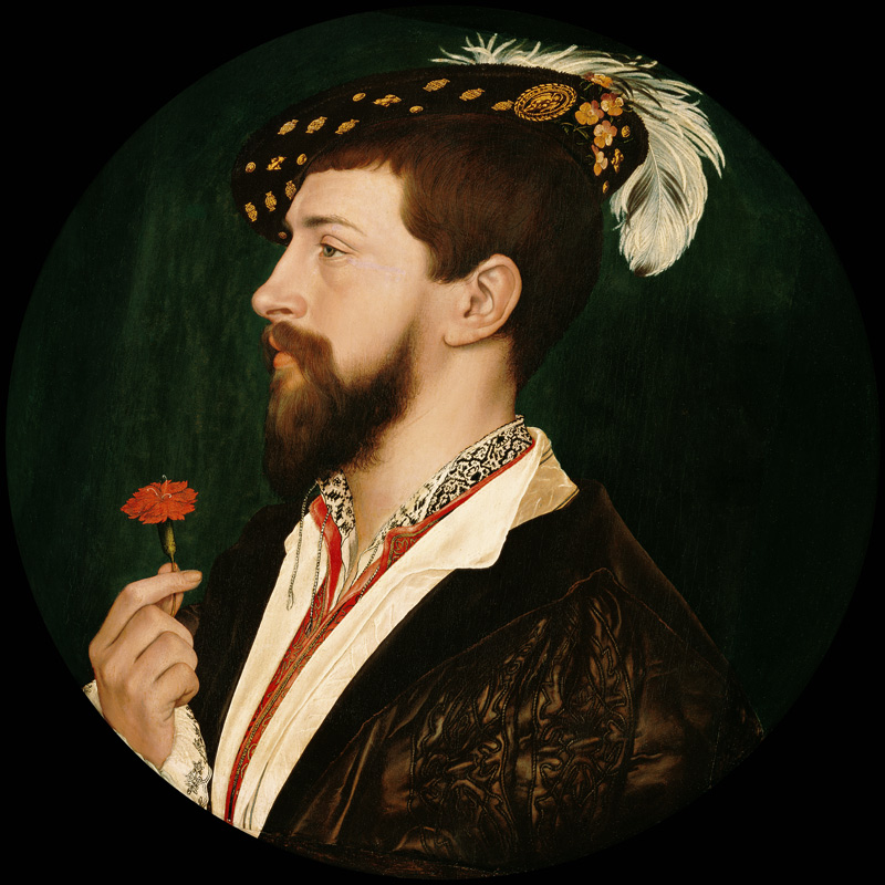 Portrait of Simon George of Cornwall od Hans Holbein d. J.
