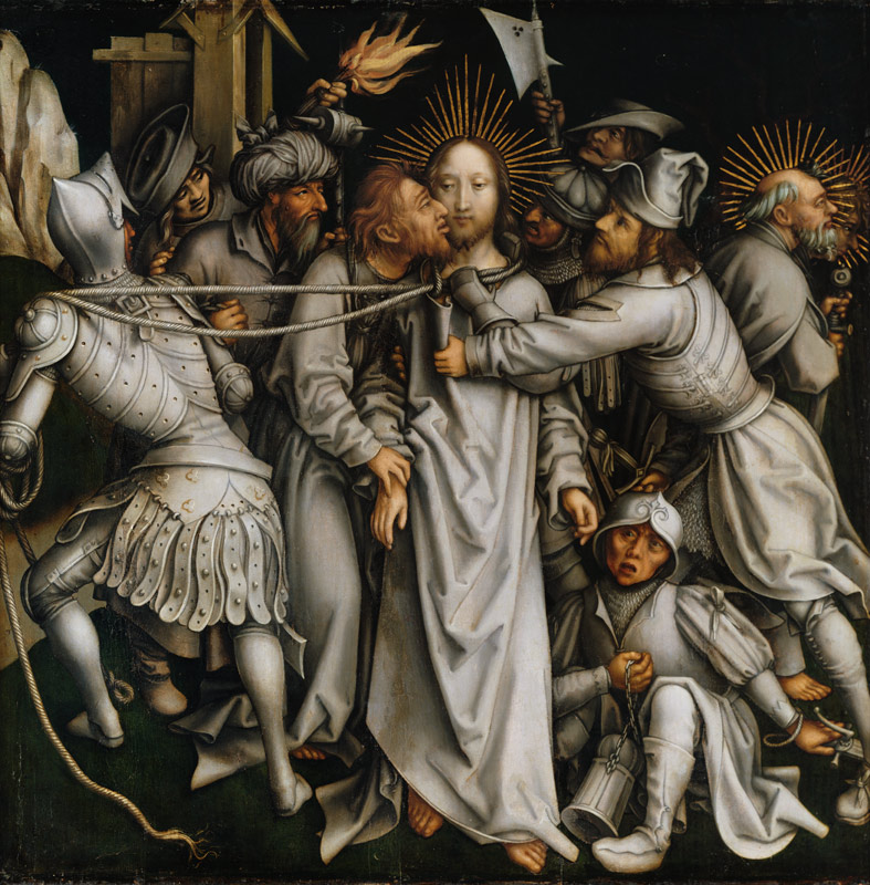 Undertow. Grey passion: capture of Christi. od Hans Holbein d.Ä.