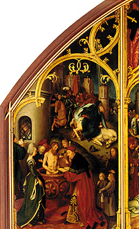 Basilikatafel San Paolo fuori Le mura. Con panel: Baptism of the Saulus. od Hans Holbein d.Ä.