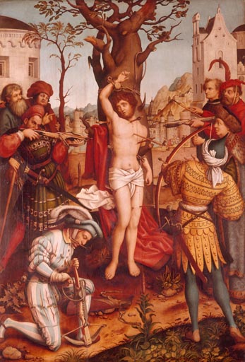 Martyrium des hl. Sebastian od Hans Holbein d.Ä.