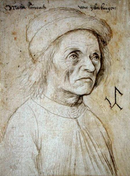 Portrait of Konrad Wurffel od Hans Holbein d.Ä.