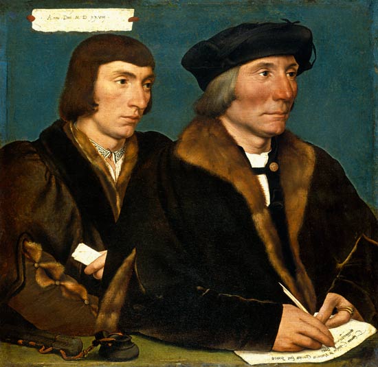 Doppelbildnis des Thomas Godsalve und seines Sohnes Sir John od Hans Holbein d.J.