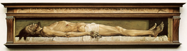 Dead Christ in the grave od Hans Holbein d.J.
