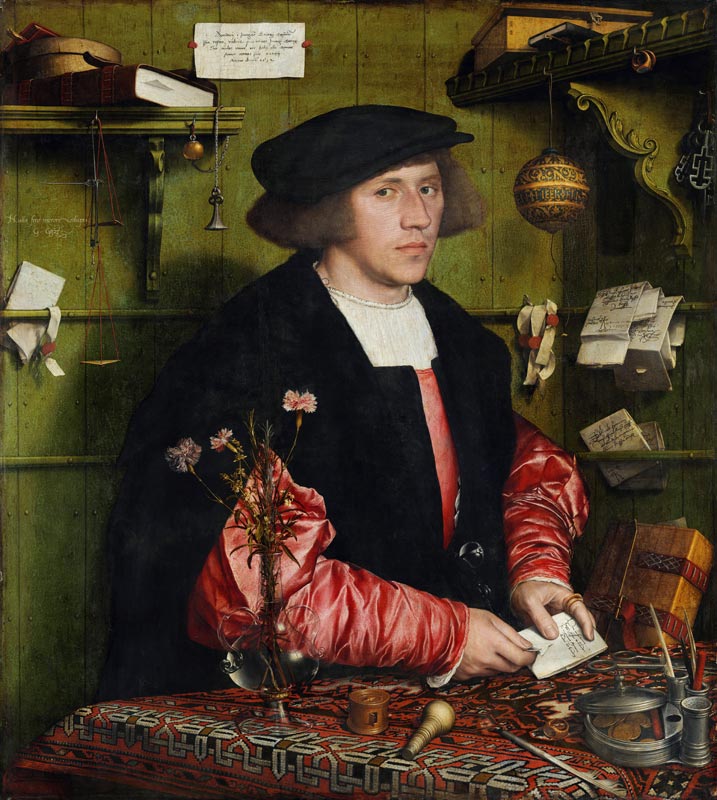 The merchant Georg Gisze od Hans Holbein d.J.