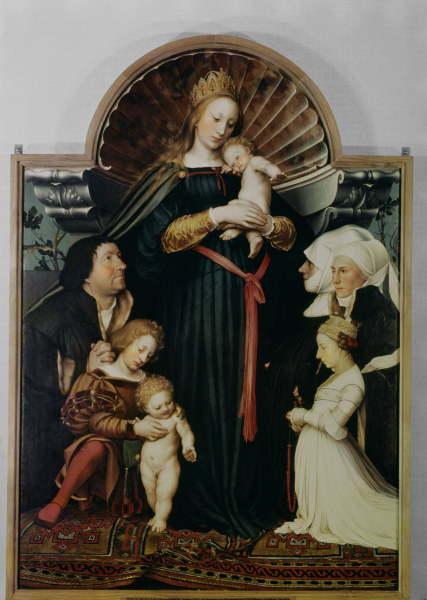 H.Holbein d.J., Madonna des Jakob Meyer od Hans Holbein d.J.
