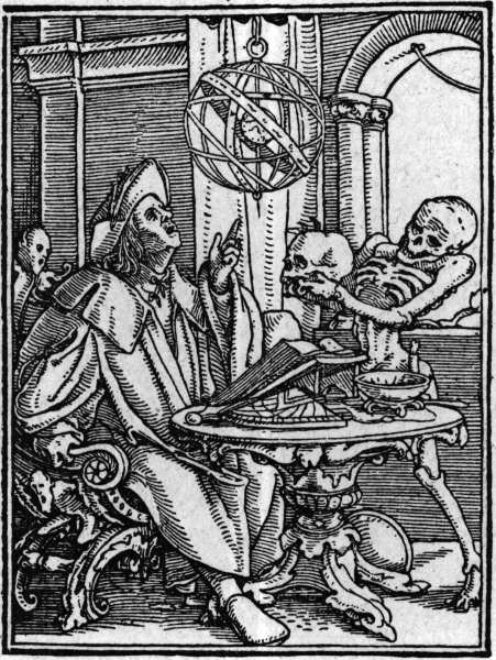 Holbein s Dance of Death / Astrologer od Hans Holbein d.J.