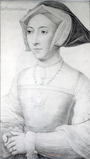 Jane Seymour, c.1536 (chalk, pen & ink) od Hans Holbein d.J.