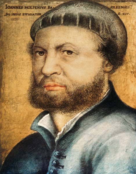 Holbein t.Y. / Selbf-portrait / 1542 od Hans Holbein d.J.