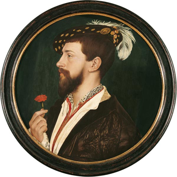 Portrait of Simon George of Cornwall od Hans Holbein d.J.