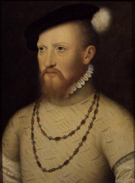Sir Edward Seymour (later Duke of Somerset): (panel) od Hans Holbein d.J.