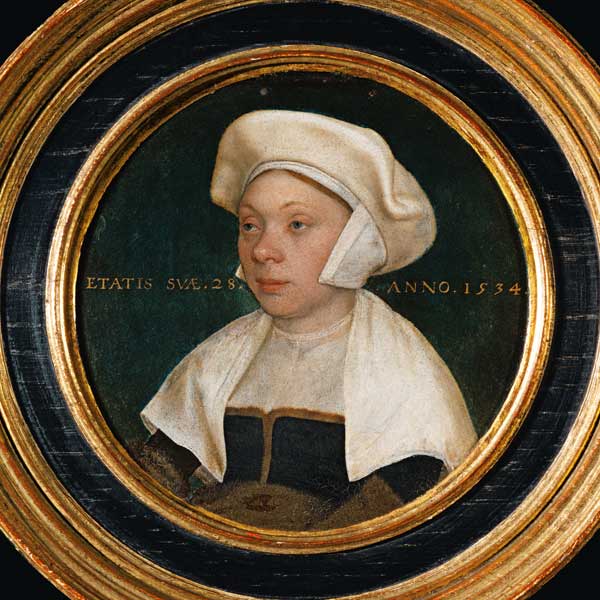 The wife of a dignitary at the court of King Henry VIII od Hans Holbein d.J.