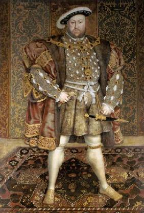 Portrait of Henry VIII (1491-1547) in a Jewelled Chain and Fur Robes