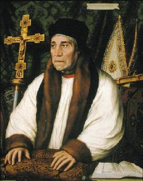 Portrait of William Warham (1450-1532) Archbishop of Canterbury