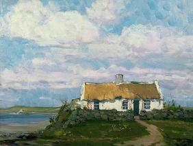 Irish country house at the coast