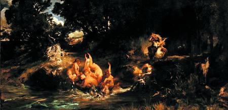 The Mermaids and the Tiger od Hans Makart