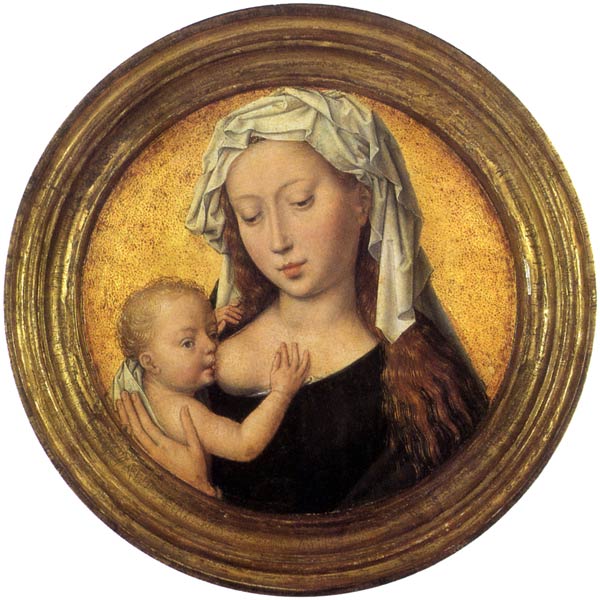 Tthe Virgin suckling the Child od Hans Memling