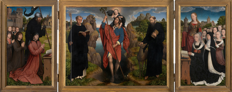 Triptych of Willem Moreel od Hans Memling