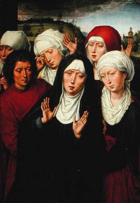 The Holy Women, right hand panel of the Deposition Diptych od Hans Memling