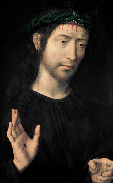 The Man of Sorrows Blessing od Hans Memling