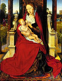 Maria with the child. od Hans Memling