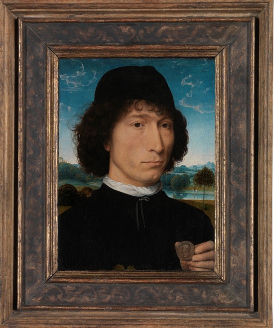 Portrait of a Man with a Roman Medal od Hans Memling