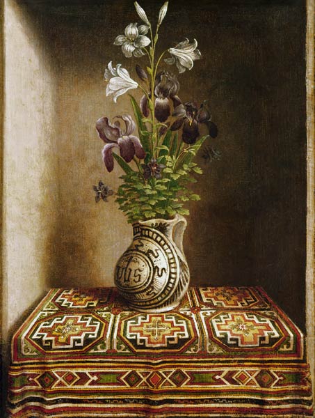 Stillleben mit Blumen od Hans Memling