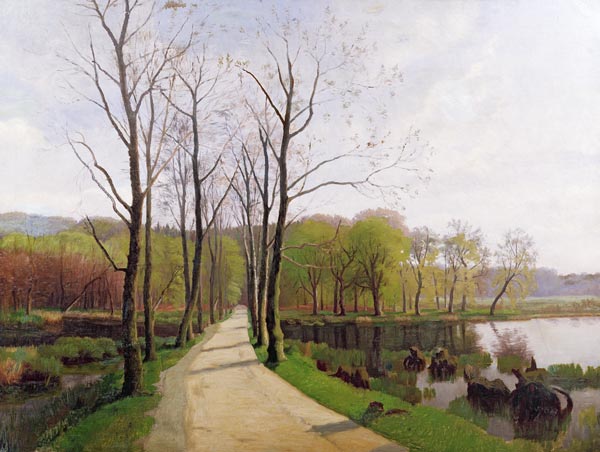 Spring Landscape od Hans Ole Brasen
