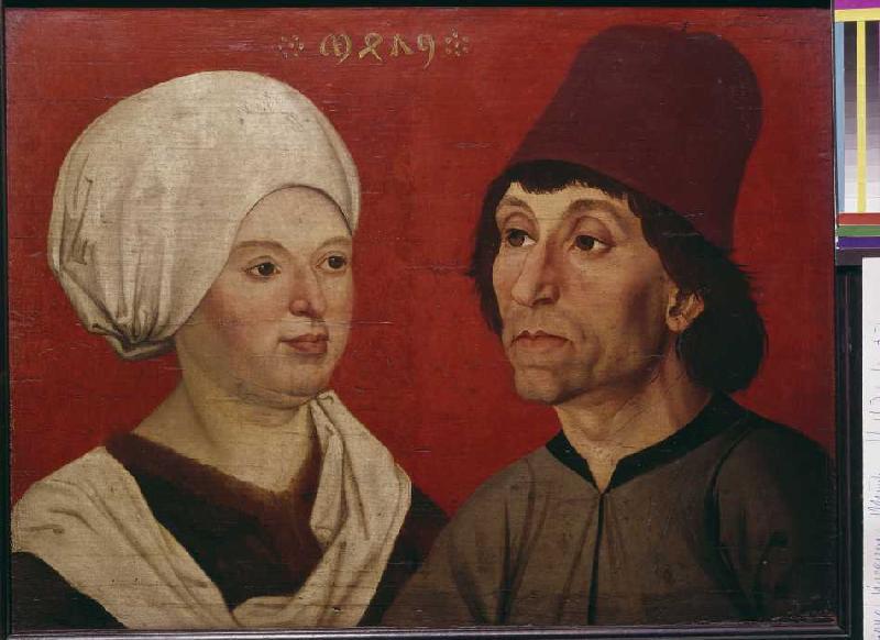 Portrait of a married couple. od Hans Schüchlin