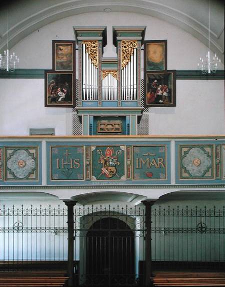 Organ in the cloister od Hans Sichelbein Sichelbein