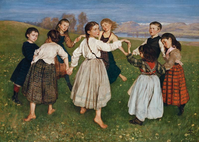The child round dance od Hans Thoma