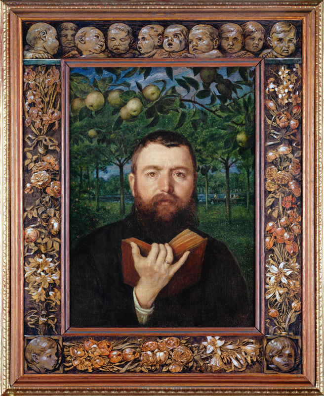 Hans Thoma , Self-portrait od Hans Thoma