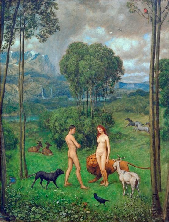 In the Garden of Eden od Hans Thoma